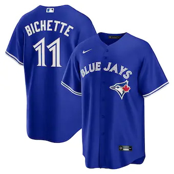 mens nike bo bichette royal toronto blue jays alternate rep